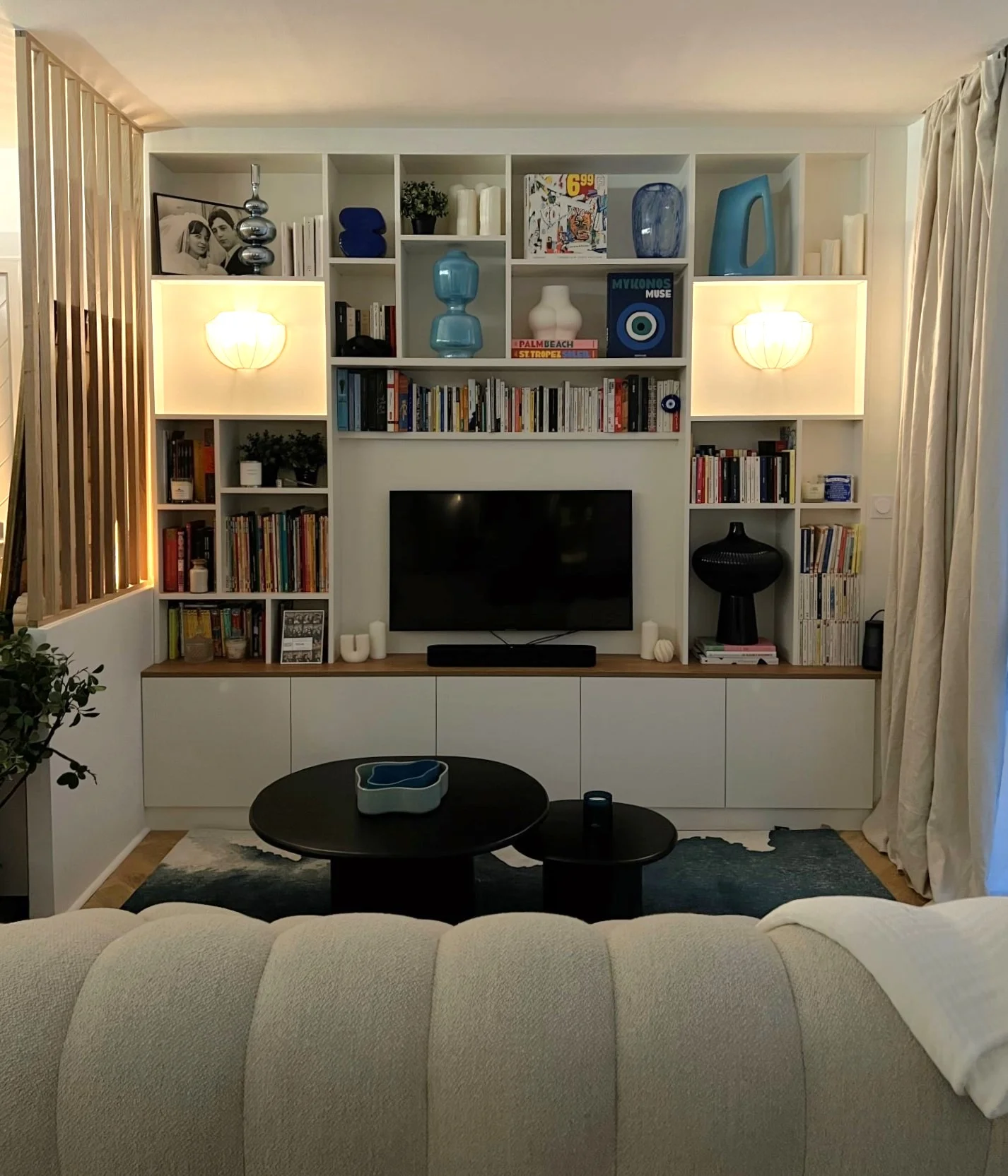 Meuble TV et Bibliothèque