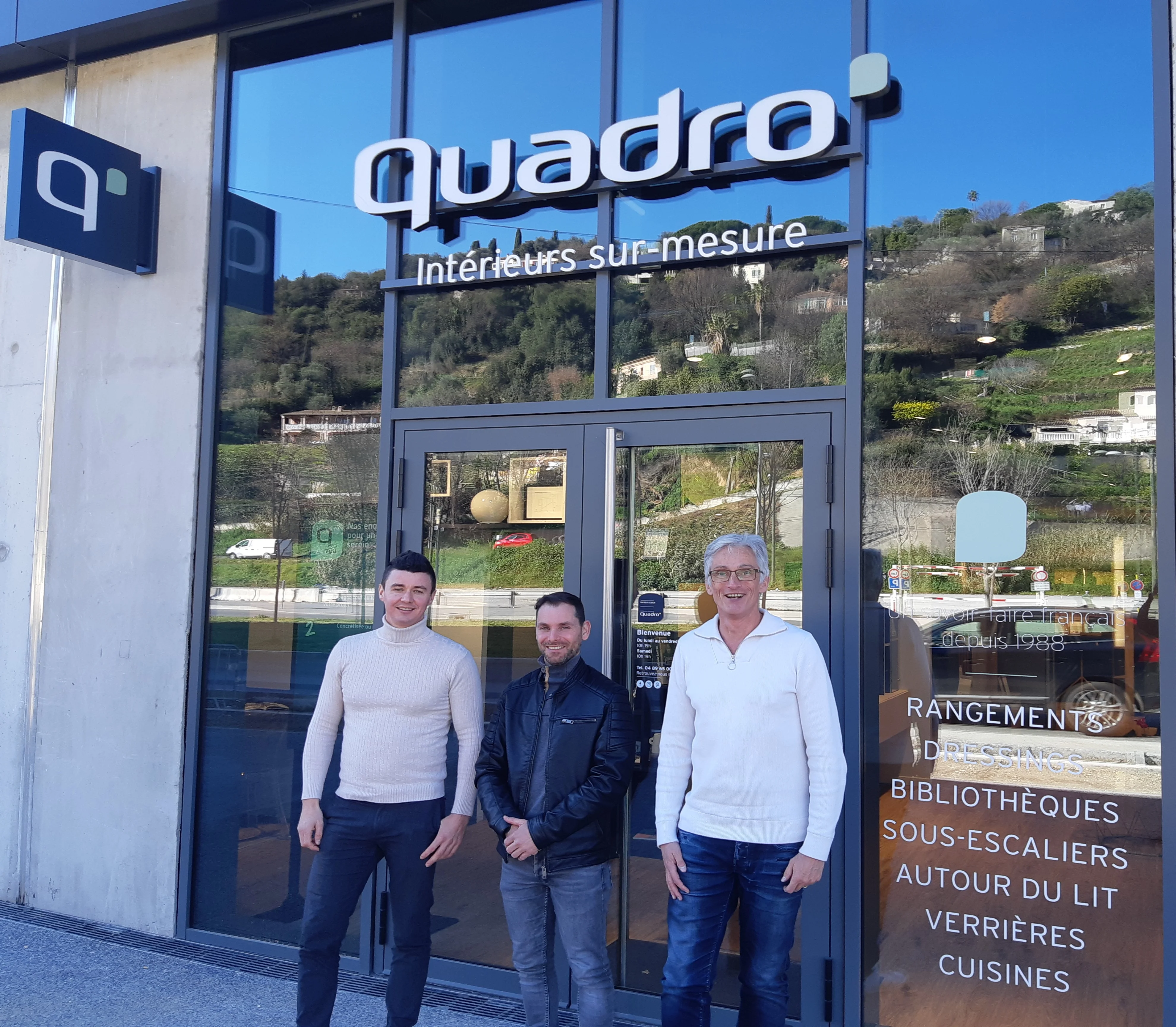 Notre showroom d'aménagement sur mesure à Nice