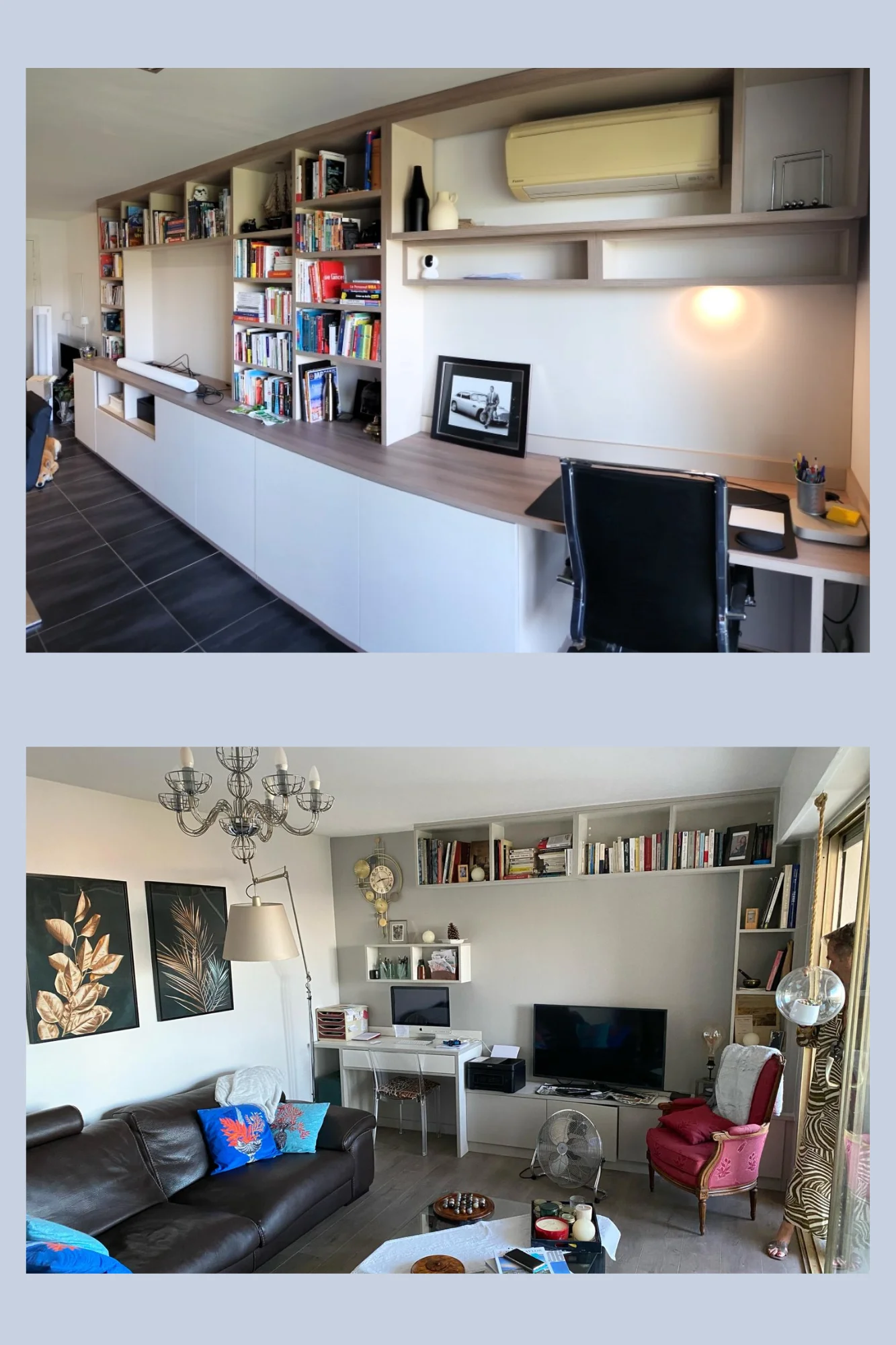 Meuble salon sur-mesure : design épuré et fonctionnalité à Nice