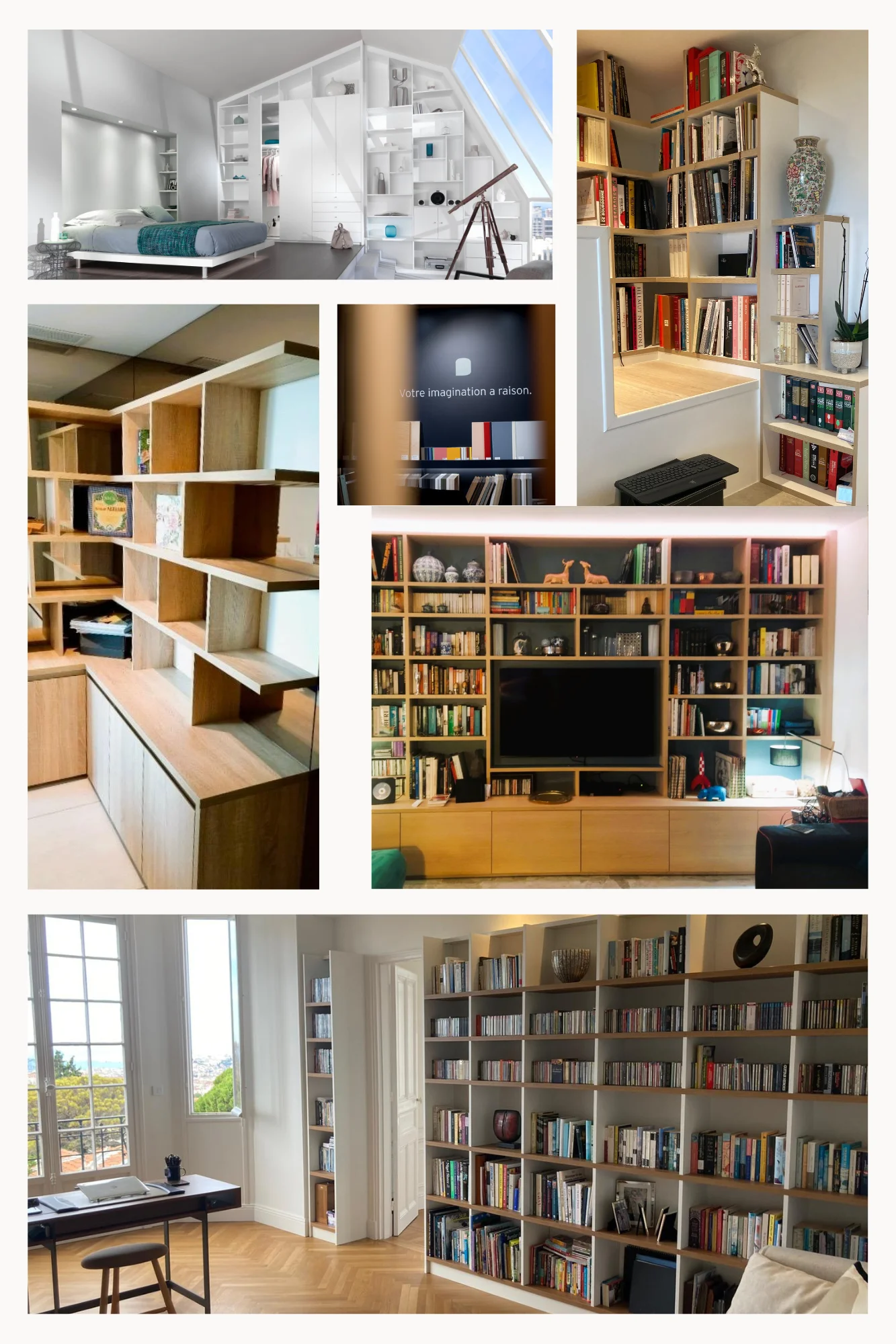 Bibliothèque sur-mesure à Nice : laissez parler votre imagination !
