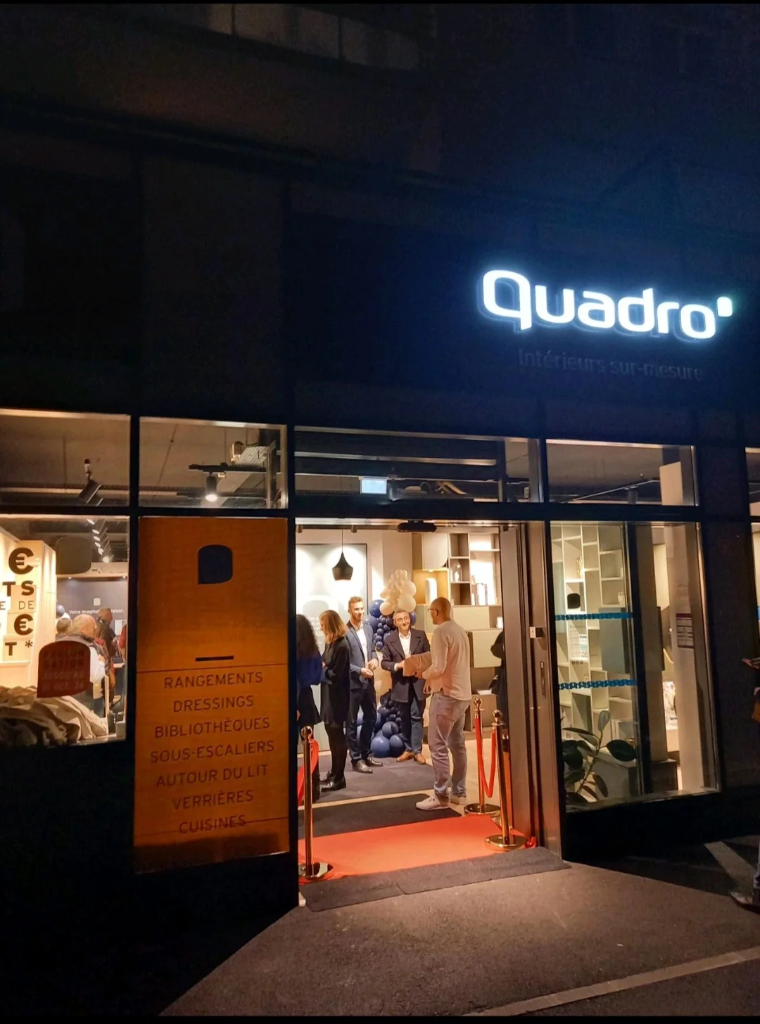Inauguration de Quadro Reims Tinqueux : Un Nouveau Chapitre pour l'Aménagement Intérieur sur-mesure dans la région rémoise.