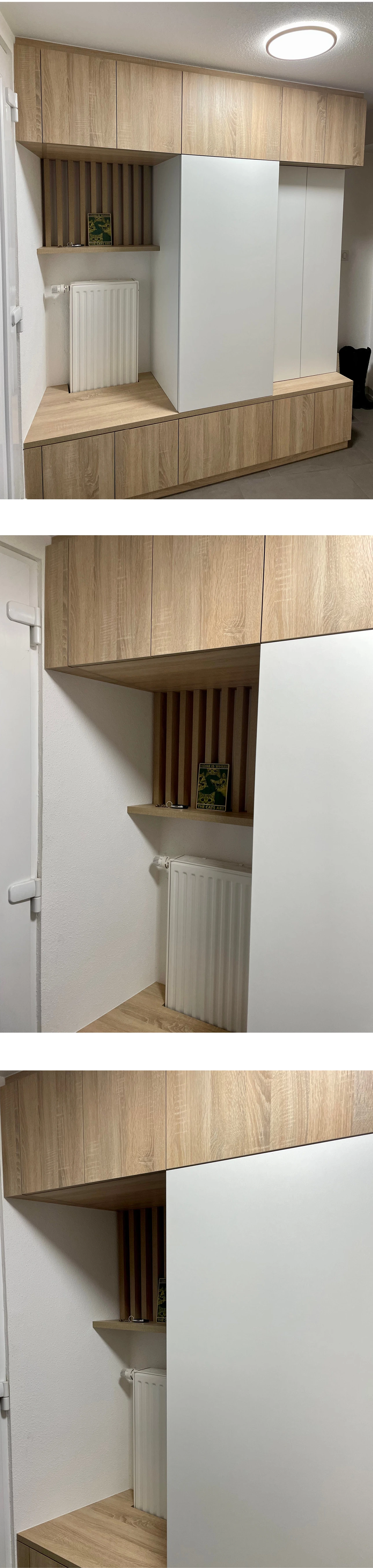 Meuble d’entrée sur mesure à Bartenheim (Haut-Rhin, 68) : Optimiser un espace contraint avec style et fonctionnalité