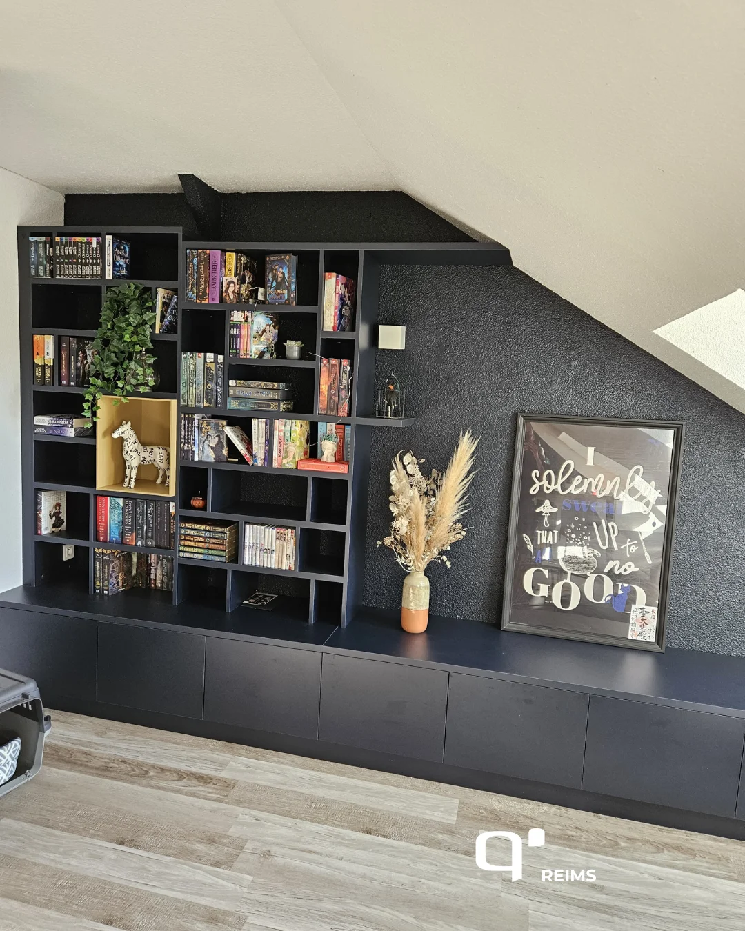 [Réalisation Quadro Reims Tinqueux] Comment habiller un pignon intérieur d'une maison ?