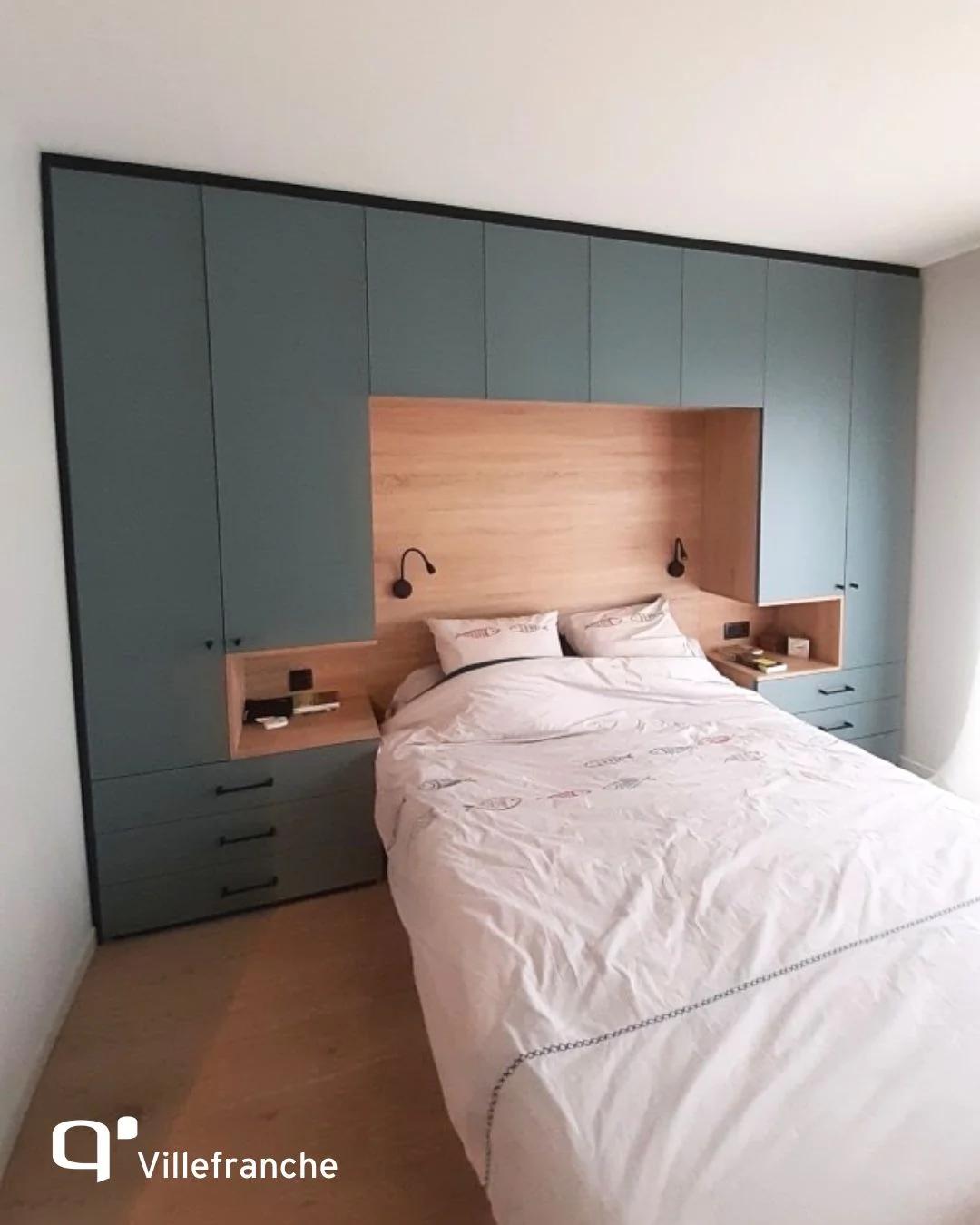 Installation d'une tête de lit sur mesure à Arnas✨