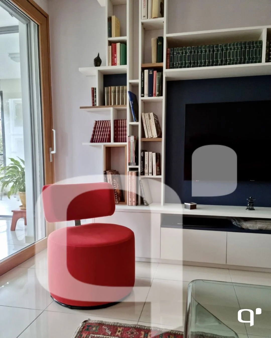 📚 Meuble TV & bibliothèque sur mesure