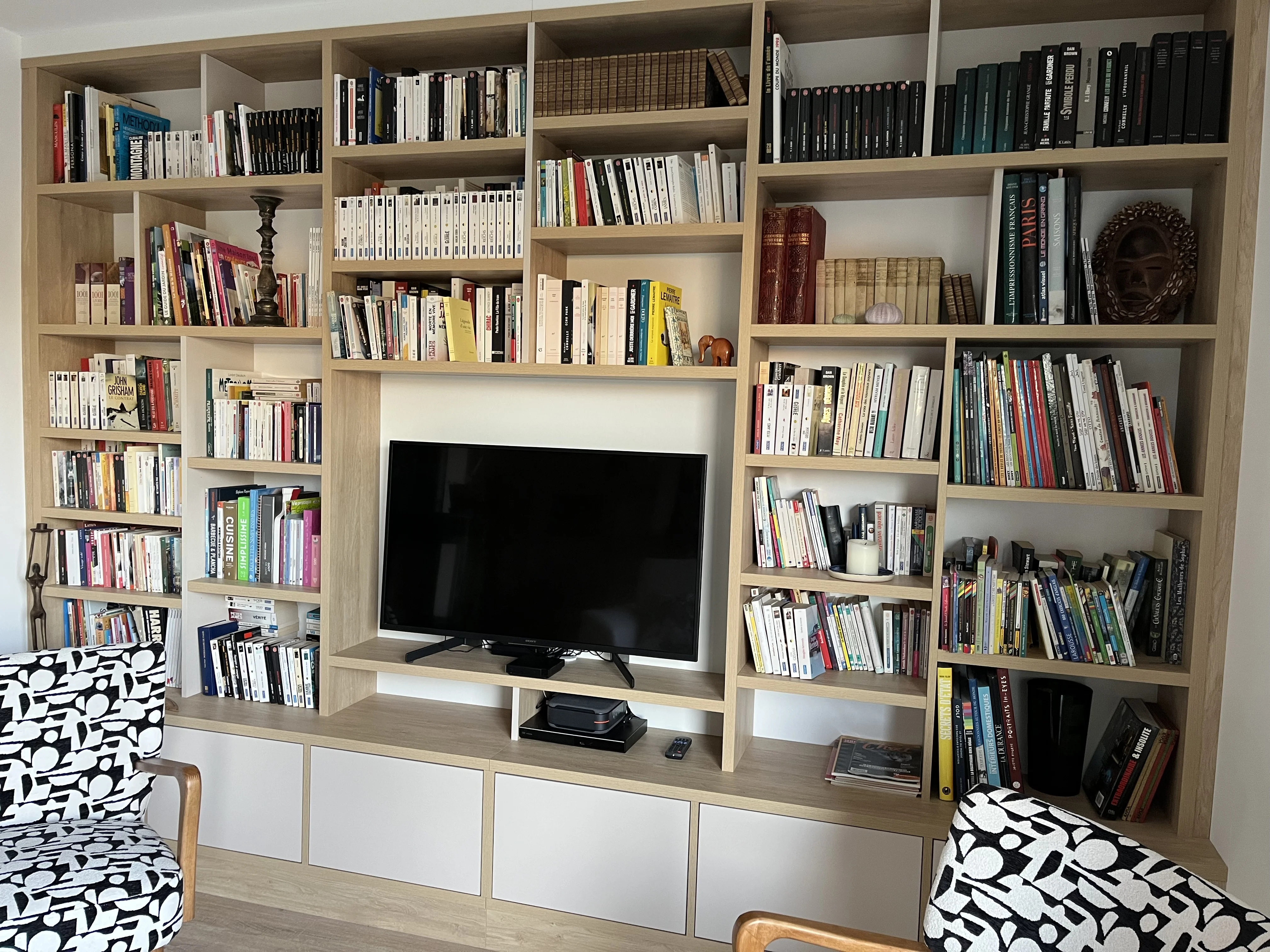 Bibliothèque meuble TV