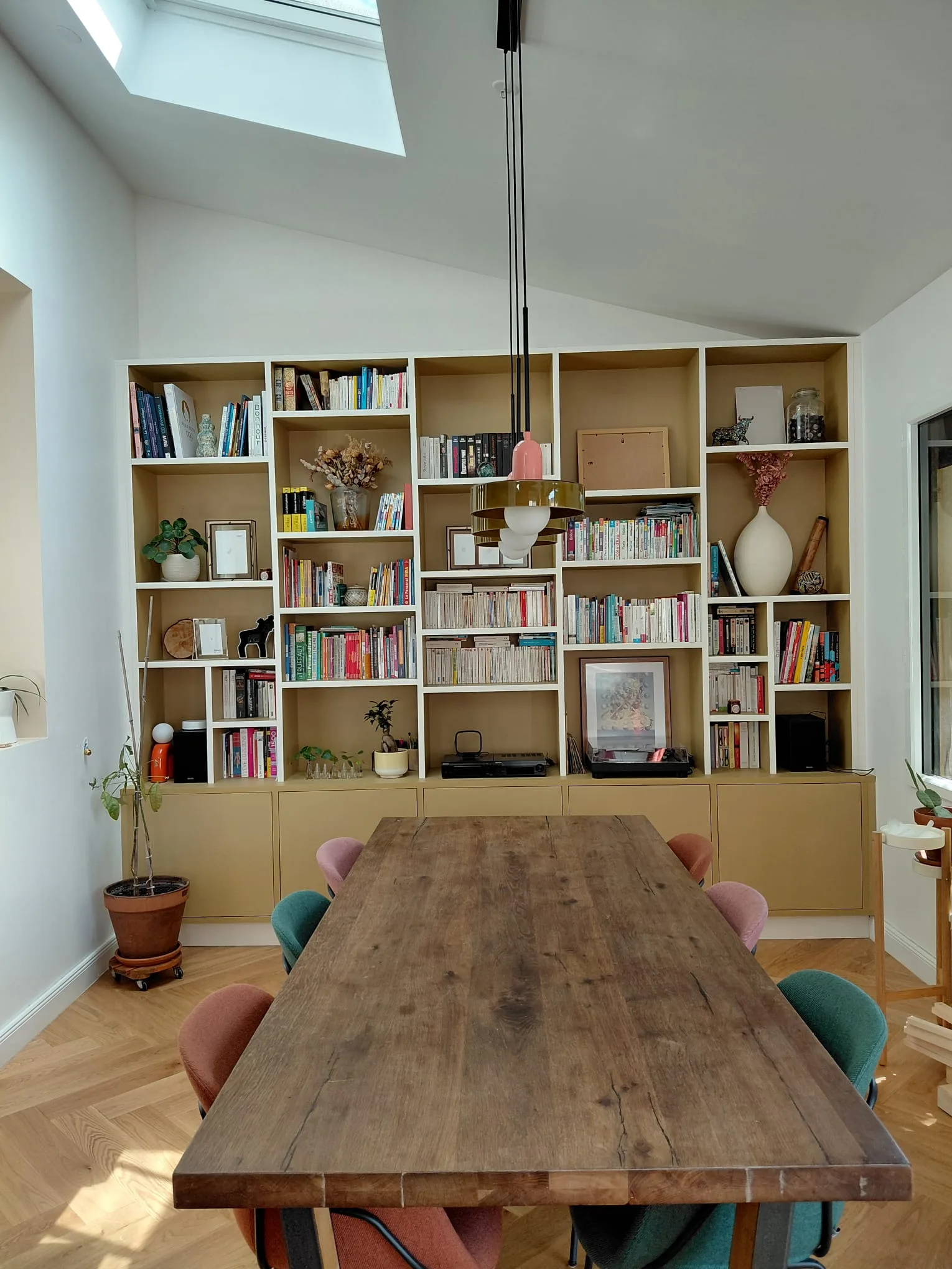 Bibliothèque colorée!!