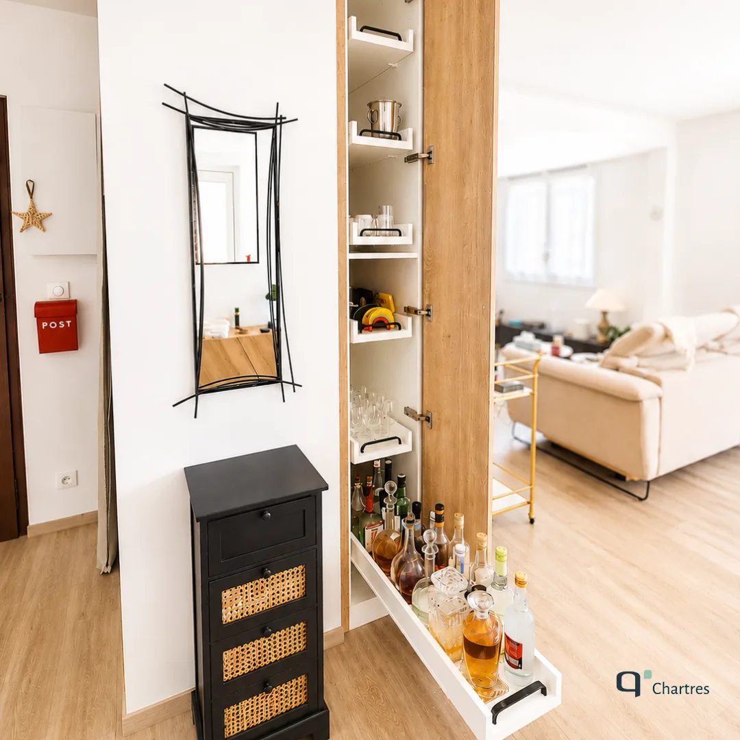 Placard sur-mesure : un rangement discret aux multiples fonctions