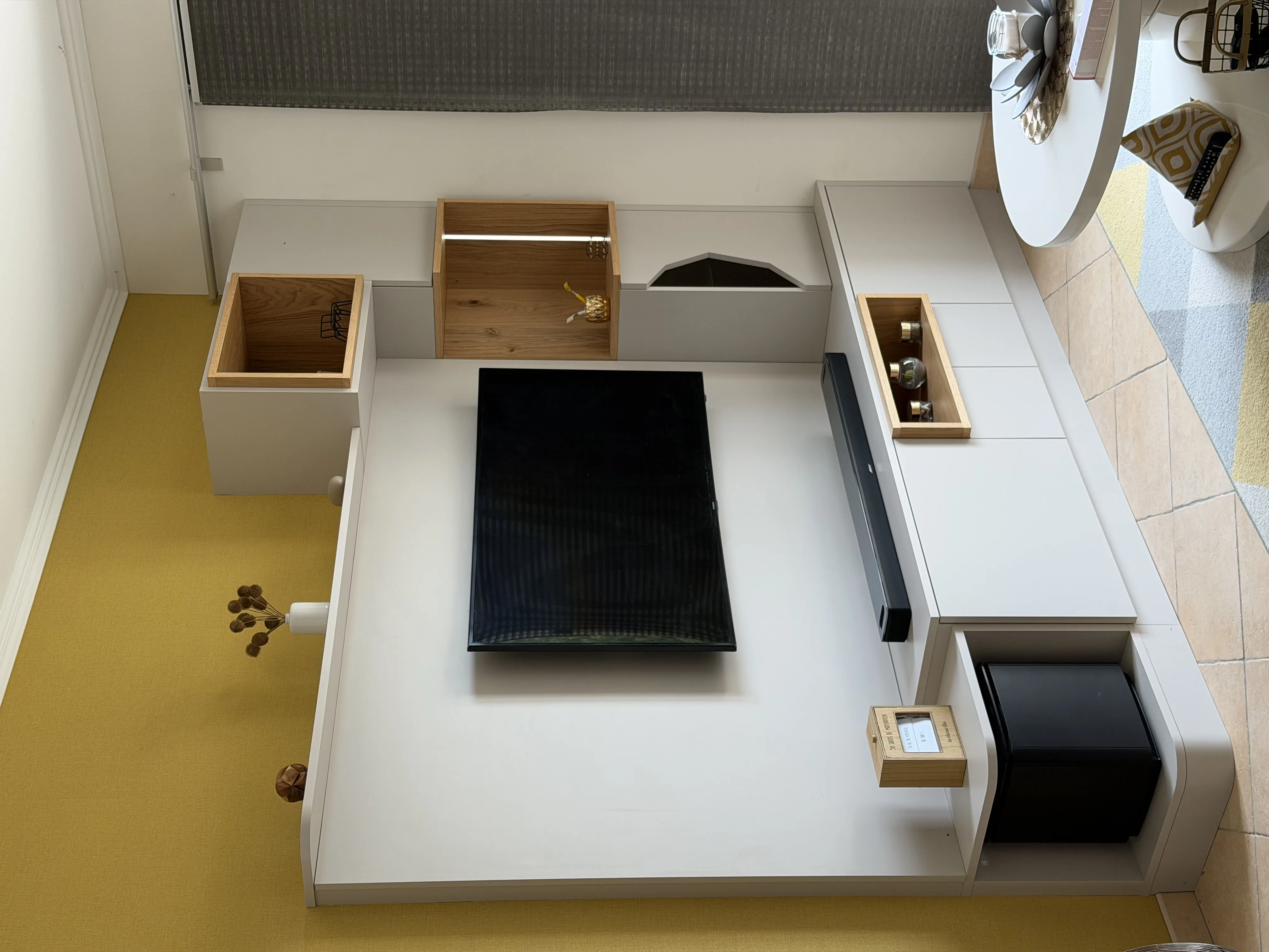 Meuble TV sur mesure avec led intégré